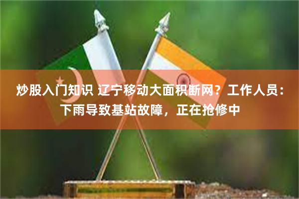 炒股入门知识 辽宁移动大面积断网？工作人员：下雨导致基站故障，正在抢修中