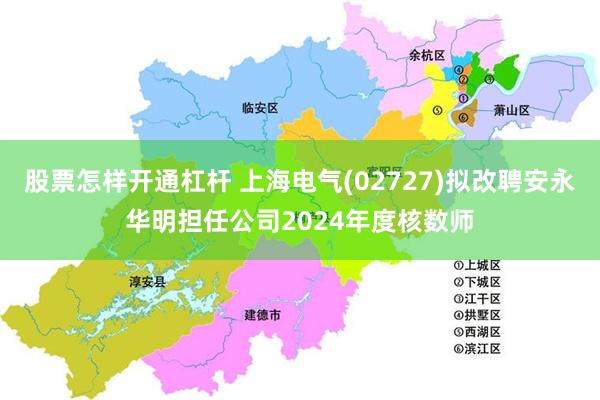 股票怎样开通杠杆 上海电气(02727)拟改聘安永华明担任公司2024年度核数师