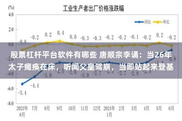 股票杠杆平台软件有哪些 唐顺宗李诵：当26年太子瘫痪在床，听闻父皇驾崩，当即站起来登基